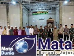 Satgas Pamtas Yonarmed 11 Kostrad Bersama Forkopimcam Sebatik Barat Gelar Safari Ramadhan di Masjid Arrafah