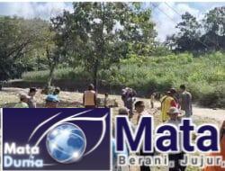 Solid, Polisi dan TNI bersama Warga Pasang Bronjong Cegah Longsor di Bojonegoro