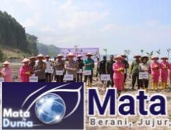 Sambut Hari Bhayangkara ke-79 Polres Tulungagung dan Bhayangkari Gelar Baksos dan Tanam Mangrove