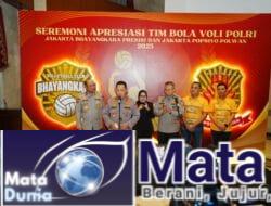 Hadiri Seremoni Apresiasi Tim Voli, Kapolri: Terus Bawa Harum Nama Institusi