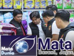 Personil tipiter polres tanjab timur melakukan pengecekan kesetabilan harga dan kebutuhan stok beras di pasaran