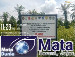 PT AGRINAS PALMA NUSANTARA DINILAI KANGKANGI REGULASI DAN ALERGI DENGAN WARTAWAN