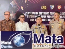 Polri Serahkan Sertifikat Audit Sistem Pengamanan Objek Vital Nasional Tahun 2025