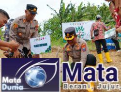 Polresta Banyuwangi Dukung Penanaman Pohon untuk Mitigasi Bencana di Pesanggaran