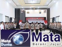 Berlangsung Khidmat, Kapolresta Banyuwangi Pimpin Sertijab Kasat dan Kapolsek Jajaran