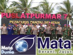 Perkuat Sinergi TNI–Polri, Kapolresta Banyuwangi Kunjungi Puslatpurmar 7 Lampon