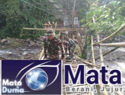 Negara Hadir Untuk Rakyat, Di Hari Ke-38 Kapten Kav Andoko Pimpin Langsung Perjuangan Prajurit Bangun Jembatan Impian Warga Songgon