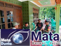 Ngopi Bareng di Beranda Desa: Danramil 02/Karang Rawat Kemanunggalan TNI dan Rakyat Lokasi TMMD Reguler Ke-128 Kodim Sragen