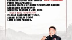 Ketua DPC Partai Garuda Banyuwangi Apresiasi Langkah Bupati Definitifkan Sekda Banyuwangi