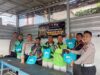 Satlantas Polres Jember Bagi-bagi Sembako Ke Komunitas Ojek Online dalam Rangka HUT Bhayangkara ke-80