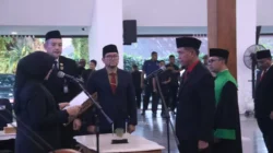Suyanto Waspo Tondo Wicaksono (Yayan) Resmi di Lantik Jadi Sekda Definitif Banyuwangi
