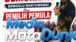 Konsolidasi Demokrasi Bawaslu Banyuwangi Bagi Pemilih Pemula di SMA Miftahul Ulum
