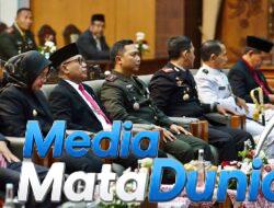 Dandim 0825/Banyuwangi Hadiri Rapat Paripurna, Dengarkan Pidota Kenegaraan Presiden di DPRD