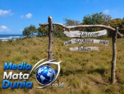 Pantai Savana Pakem Kertosari Banyuwangi Mulai Ramai Dikunjungi Warga