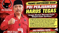 PROMEG Banyuwangi Desak PDI Perjuangan Tegas: “Jangan Biarkan Marwah Partai Diinjak Kader”