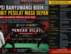 IPSI Banyuwangi Bidik Bibit Pesilat Masa Depan Lewat Kejurkab 2026
