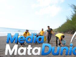 Sampah Pantai Dikumpulkan dan Dipilah, Aksi Bersih Polresta Banyuwangi di Pulau Santen Sasar Kenyamanan Pengunjung