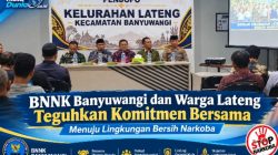 BNNK Banyuwangi dan Warga Lateng Teguhkan Komitmen Bersama Menuju Lingkungan Bersih Narkoba