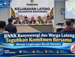 BNNK Banyuwangi dan Warga Lateng Teguhkan Komitmen Bersama Menuju Lingkungan Bersih Narkoba