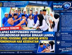 Lapas Banyuwangi Perkuat Perlindungan Warga Binaan Lansia, Extra Fooding Jadi Bentuk Nyata Pemenuhan Hak Kesehatan