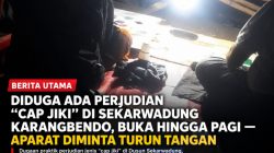 DIDUGA ADA PERJUDIAN “CAP JIKI” DI SEKARWADUNG KARANGBENDO, BUKA HINGGA PAGI – APARAT DIMINTA TURUN TANGAN