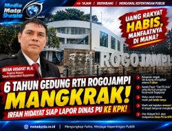 6 TAHUN GEDUNG RTH ROGOJAMPI MANGKRAK! UANG RAKYAT DIPERTANYAKAN, IRFAN HIDAYAT SIAP LAPOR DINAS PU KE KPK!