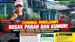 TERMINAL ROGOJAMPI RUSAK PARAH DAN KUMUH! WARGA SOROTI TANGGUNG JAWAB PEMKAB BANYUWANGI, DISHUB: DIRANCANG UNTUK PERLUASAN RTH