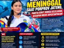 ATLET SELAM MENINGGAL SAAT PORPROV JATENG, PANITIA DAN KESIAPAN MEDIS DIPERTANYAKAN!